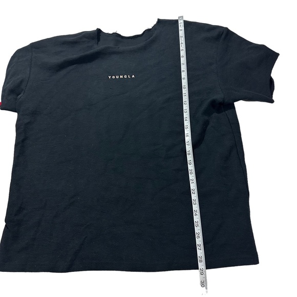 NWOT YoungLA Reversible Immortal Tee Men Black Double-Sided Graphic Tee Sz L - Picture 9 of 10